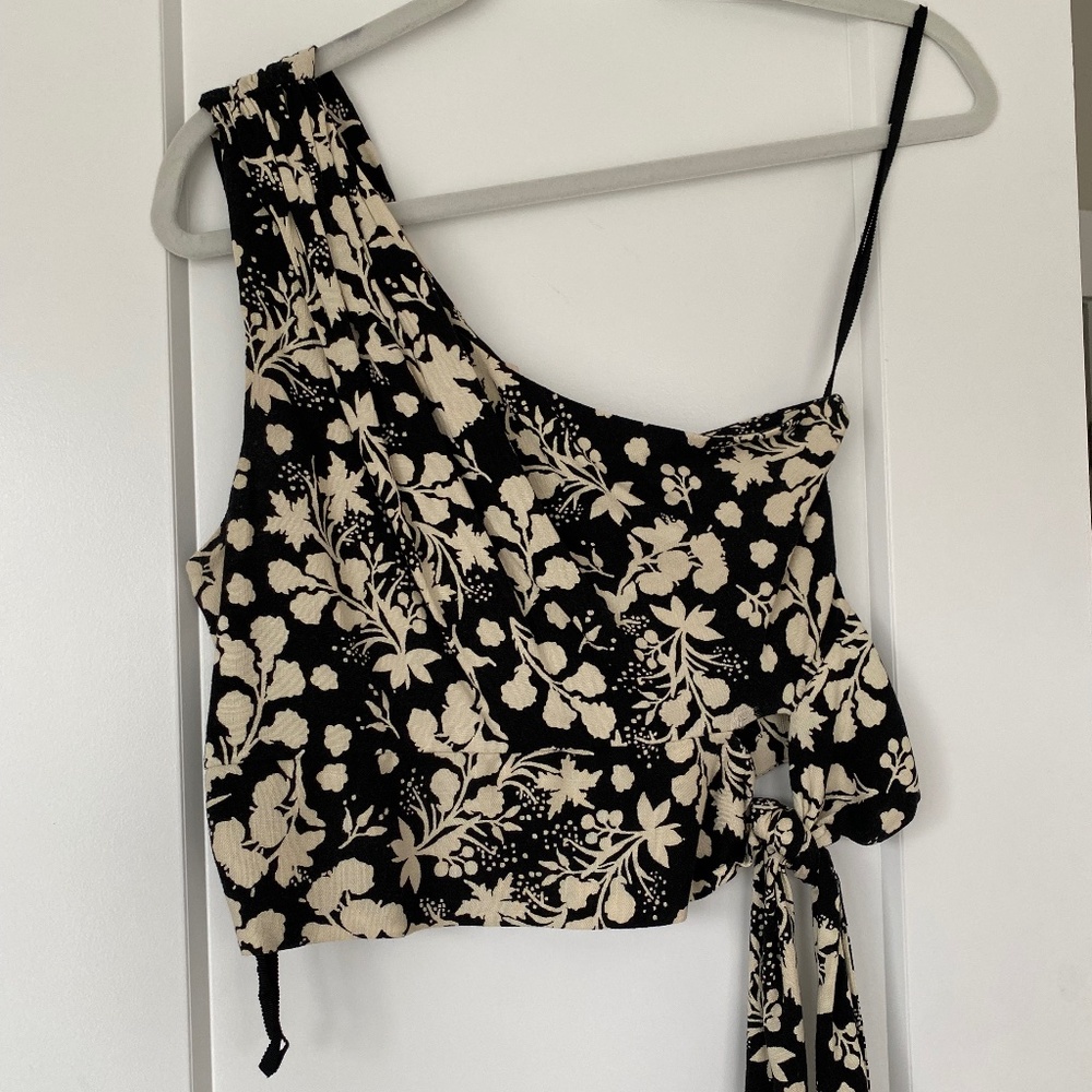 Free People One Shoulder Blouse